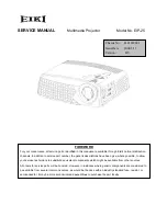 Eiki EIP-25 Service Manual предпросмотр