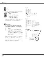 Предварительный просмотр 58 страницы Eiki EIP-SXG20 Owner'S Manual