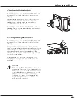 Предварительный просмотр 69 страницы Eiki EIP-SXG20 Owner'S Manual