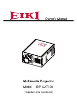 Eiki EIP-UJT100 Owner'S Manual preview
