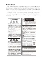 Preview for 6 page of Eiki EIP-UJT100 Owner'S Manual