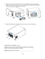 Предварительный просмотр 61 страницы Eiki EIP-UJT100 Service Manual