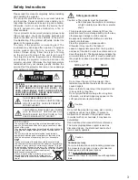 Предварительный просмотр 3 страницы Eiki EK-100W Service Manual