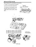 Предварительный просмотр 25 страницы Eiki EK-100W Service Manual