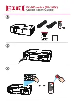 Eiki EK-103X Quick Start Manual предпросмотр