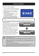 Предварительный просмотр 38 страницы Eiki EK-1100LU Owner'S Manual