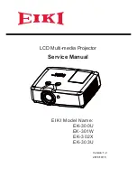 Eiki EK-300U Service Manual предпросмотр