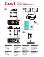 Предварительный просмотр 2 страницы Eiki EK-350 Series Quick Start Manual