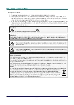 Предварительный просмотр 5 страницы Eiki EK-812U Owner'S Manual