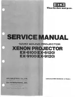 Eiki EX-6100 Service Manual preview