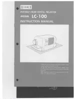 Предварительный просмотр 1 страницы Eiki LC-100 Instruction Manual