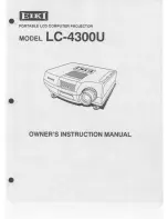 Preview for 1 page of Eiki LC-4300U Owner'S Instruction Manual