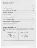 Предварительный просмотр 4 страницы Eiki LC-5300U Owner'S Instruction Manual