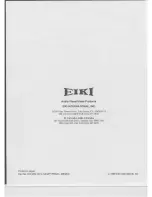 Предварительный просмотр 29 страницы Eiki LC-5300U Owner'S Instruction Manual