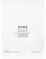 Preview for 28 page of Eiki LC-6200U Owner'S Instruction Manual