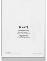 Preview for 59 page of Eiki LC-NB1U Owner'S Instruction Manual