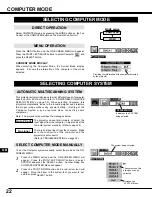 Preview for 22 page of Eiki LC-NB2W Owner'S Manual