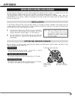 Preview for 37 page of Eiki LC-NB3E Owner'S Manual