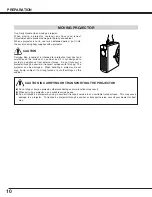 Предварительный просмотр 10 страницы Eiki LC-NB3S Owner'S Manual