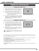 Предварительный просмотр 19 страницы Eiki LC-NB4 Owner'S Manual