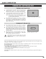 Предварительный просмотр 19 страницы Eiki LC-NB4S Owner'S Manual