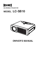 Eiki LC-SB10 Owner'S Manual preview
