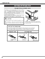 Preview for 8 page of Eiki LC-SB10 Owner'S Manual