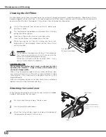 Предварительный просмотр 50 страницы Eiki LC-SB21 Owner'S Manual