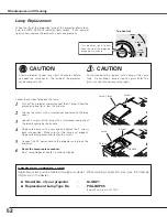 Предварительный просмотр 52 страницы Eiki LC-SB21 Owner'S Manual