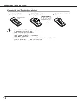 Предварительный просмотр 12 страницы Eiki LC SD12  LC-SD12 LC-SD12 Owner'S Manual