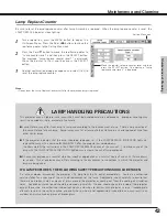 Предварительный просмотр 43 страницы Eiki LC SD12  LC-SD12 LC-SD12 Owner'S Manual