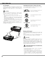 Предварительный просмотр 6 страницы Eiki LC-SD12 Owner'S Manual