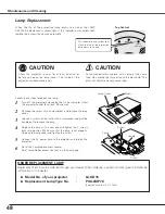 Предварительный просмотр 48 страницы Eiki LC-SD15 Owner'S Manual