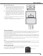 Предварительный просмотр 21 страницы Eiki LC-SE10 Owner'S Instruction Manual