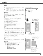 Предварительный просмотр 39 страницы Eiki LC-SE10 Owner'S Instruction Manual