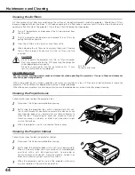 Предварительный просмотр 44 страницы Eiki LC-SE10 Owner'S Instruction Manual