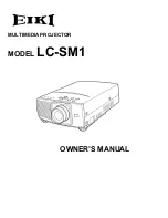 Eiki LC-SM1 Owner'S Manual preview