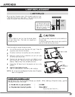 Предварительный просмотр 37 страницы Eiki LC-SM4 Owner'S Manual