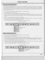 Предварительный просмотр 37 страницы Eiki LC-SX1UL Owner'S Instruction Manual