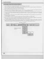 Предварительный просмотр 44 страницы Eiki LC-SX1UL Owner'S Instruction Manual