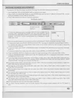 Предварительный просмотр 49 страницы Eiki LC-SX1UL Owner'S Instruction Manual