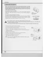 Предварительный просмотр 54 страницы Eiki LC-SX1UL Owner'S Instruction Manual