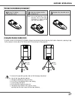 Предварительный просмотр 27 страницы Eiki LC-SX3 Owner'S Instruction Manual