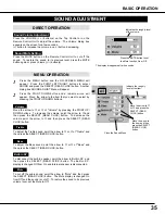 Предварительный просмотр 35 страницы Eiki LC-SX3 Owner'S Instruction Manual