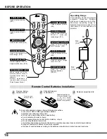 Предварительный просмотр 18 страницы Eiki LC SX4L  LC-SX4L LC-SX4L Owner'S Instruction Manual