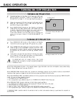 Предварительный просмотр 21 страницы Eiki LC-SX4LA Owner'S Instruction Manual