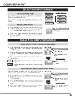 Предварительный просмотр 25 страницы Eiki LC-SX4LA Owner'S Instruction Manual