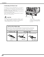 Предварительный просмотр 20 страницы Eiki LC-SX6 Owner'S Manual