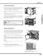 Предварительный просмотр 21 страницы Eiki LC-SX6 Owner'S Manual