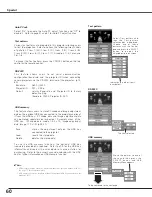 Предварительный просмотр 60 страницы Eiki LC-SX6 Owner'S Manual